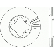 BDR1222.20 OPEN PARTS Тормозной диск