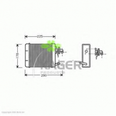 32-0046 KAGER Теплообменник, отопление салона