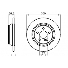 0 986 478 472 BOSCH Тормозной диск