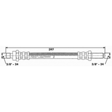 FBH6246 FIRST LINE Тормозной шланг