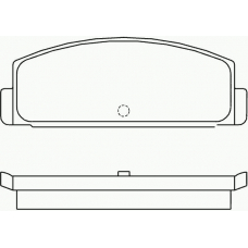 MDB1148 MINTEX Комплект тормозных колодок, дисковый тормоз