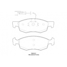 WBP20907A WAGNER LOCKHEED Комплект тормозных колодок, дисковый тормоз