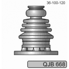 QJB668 QUINTON HAZELL Комплект пылника, приводной вал