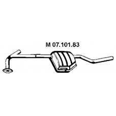 07.101.83 EBERSPACHER Средний глушитель выхлопных газов
