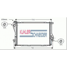 1400301 KUHLER SCHNEIDER Радиатор, охлаждение двигател