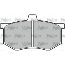 598089 VALEO Комплект тормозных колодок, дисковый тормоз