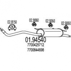 01.94540 MTS Глушитель выхлопных газов конечный
