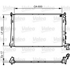 735564 VALEO Радиатор, охлаждение двигателя