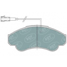 SP 322 SCT Комплект тормозных колодок, дисковый тормоз