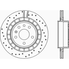 BDRS2242.25 OPEN PARTS Тормозной диск