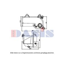 053015N AKS DASIS Компенсационный бак, охлаждающая жидкость