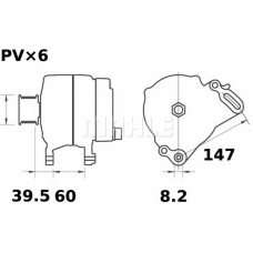 MG 261 MAHLE Генератор