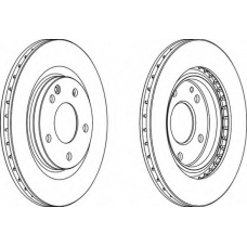 DDF1173-1 FERODO Тормозной диск