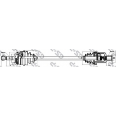 250193 GSP Приводной вал