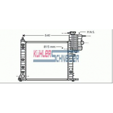 0300691 KUHLER SCHNEIDER Радиатор, охлаждение двигател