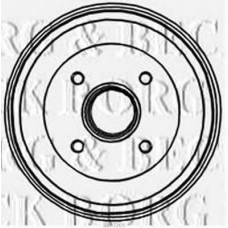 BBR7205 BORG & BECK Тормозной барабан