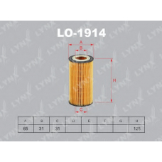 LO-1914 LYNX Фильтр масл.vovlo c30 2.0d 10-