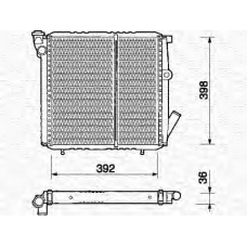 350213349000 MAGNETI MARELLI Радиатор, охлаждение двигателя