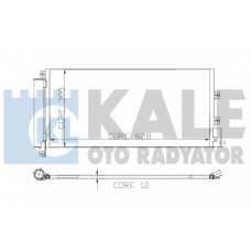 195700 KALE OTO RADYATOR Конденсатор, кондиционер