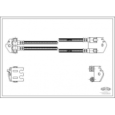 19032831 CORTECO Тормозной шланг