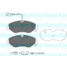 KBP-6584 KAVO PARTS Комплект тормозных колодок, дисковый тормоз