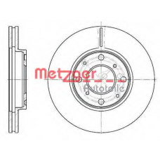 6110431 METZGER Тормозной диск