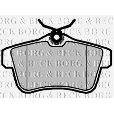 BBP2095 BORG & BECK Комплект тормозных колодок, дисковый тормоз