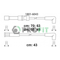 1801-6043 PROFIT Комплект проводов зажигания
