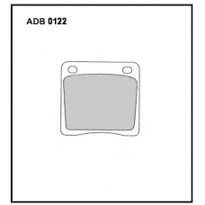ADB0122 Allied Nippon Тормозные колодки