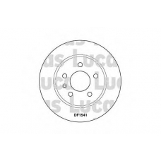 DF1541 TRW Тормозной диск