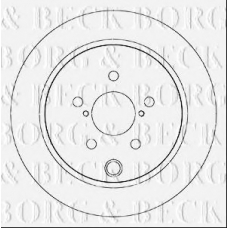 BBD5345 BORG & BECK Тормозной диск