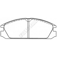 FBP1376 FIRST LINE Комплект тормозных колодок, дисковый тормоз