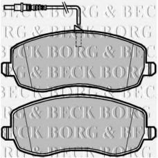 BBP2105 BORG & BECK Комплект тормозных колодок, дисковый тормоз
