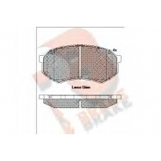 RB2182 R BRAKE Комплект тормозных колодок, дисковый тормоз