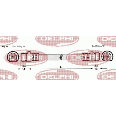 LH6035 DELPHI Тормозной шланг