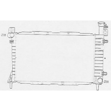 0100801 BEHR Radiator