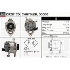 DRZ0170 DELCO REMY Генератор