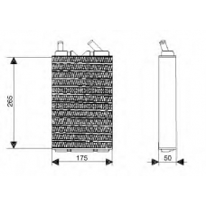QHR2089 QUINTON HAZELL Теплообменник, отопление салона