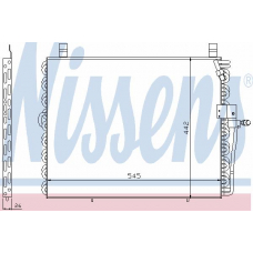 94176 NISSENS Конденсатор, кондиционер