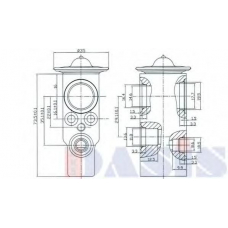 840540N AKS DASIS Расширительный клапан, кондиционер