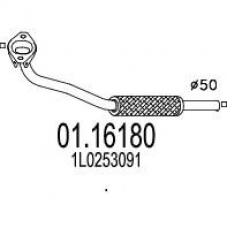 01.16180 MTS Труба выхлопного газа