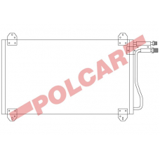 5062K81X POLCAR Skraplacze klimatyzacji