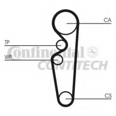 CT729 CONTITECH Ремень ГРМ