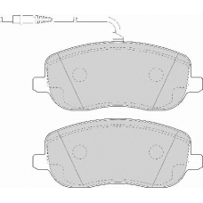 FD7032A NECTO Комплект тормозных колодок, дисковый тормоз