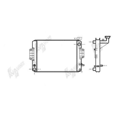 11002022 VAN WEZEL Радиатор, охлаждение двигателя