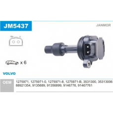 JM5437 JANMOR Катушка зажигания