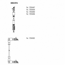 600/278 BREMI Комплект проводов зажигания