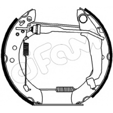 151-173 CIFAM Комплект тормозных колодок