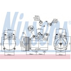 890136 NISSENS Компрессор, кондиционер