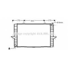 VO2148 AVA Радиатор, охлаждение двигателя